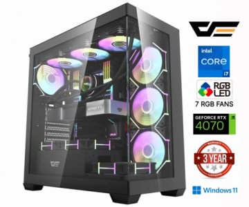 Mdata Gaming Core i7-12700F 16GB 256GB SSD 2TB HDD RTX 4070 12GB Windows 11