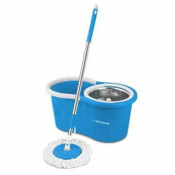 Mop with Bucket Esperanza EHS006 Синий Белый Микрофибра