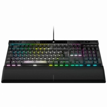 Blueutooth klaviatūra Corsair K70 MAX RGB Melns Pelēks Francūzis AZERTY