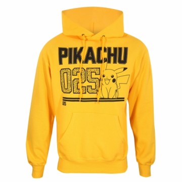 Unisex Hoodie Pokémon Picachu Line Art Yellow