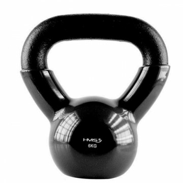 Kettlebell vinyl 6kg black HMS KNV06