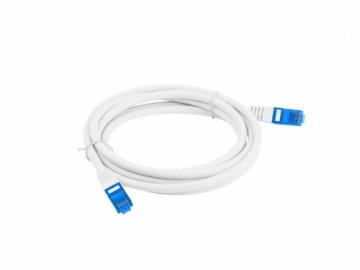 LANBERG PATCHCORD S/FTP CAT.6A 1M WHITE LSZH