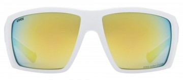 Brilles Uvex mtn venture CV white matt / mirror gold