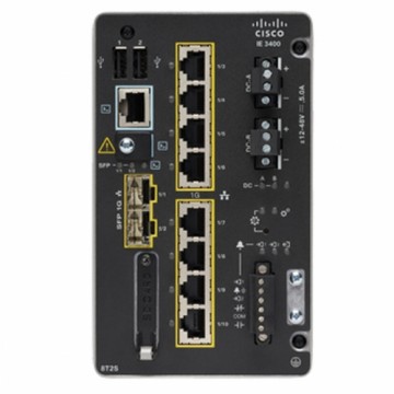 Переключатель CISCO IE-3400-8T2S-E