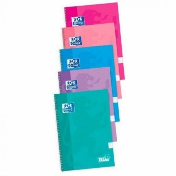 Notebook Oxford Multicolour Din A4 5 Pieces 80 Sheets