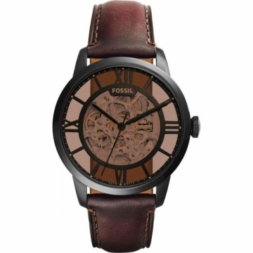 Vīriešu Pulkstenis Fossil TOWNSMAN AUTOMATIC Brūns (Ø 44 mm)