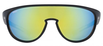 Brilles Uvex sportstyle 515 black matt / mirror yellow