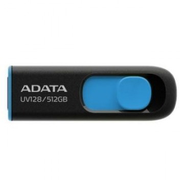 ADATA   MEMORY DRIVE FLASH USB3 512GB/BLK/BLUE AUV128-512G-RBE