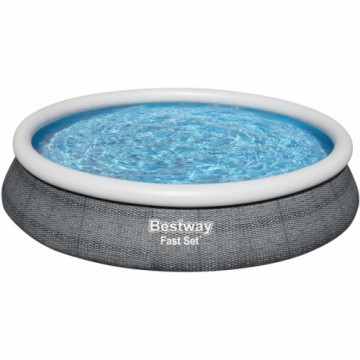 Bestway Fast Set Aufstellpool-Set, Ø 457cm x 84cm, Schwimmbad