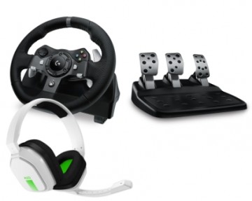 Logitech G920 Wheel + Xbox Astro A10 Austiņas Xbox Spēļu Garnitūras komplekts