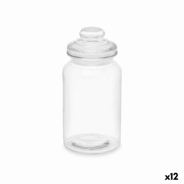 Vivalto яс Прозрачный Cтекло 1,2 L (12 штук) С крышкой