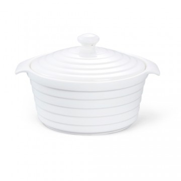 Fissman Porcelāna katls ar vāku 21,5 x 8 cm / 1,5 l Horeca