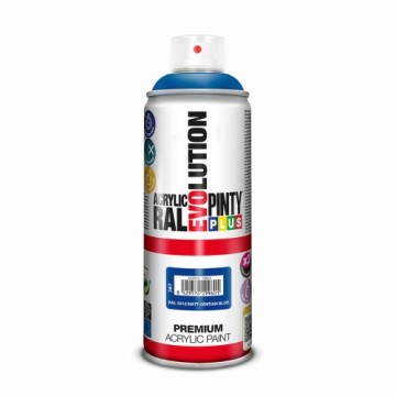 Аэрозольная краска Pintyplus Evolution RAL 5010 Gentian Blue 400 ml матовый