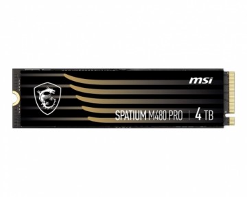 Dysk SSD MSI SPATIUM M480 PRO 4TB PCIe 4.0 NVMe M.2 2280 3D NAND