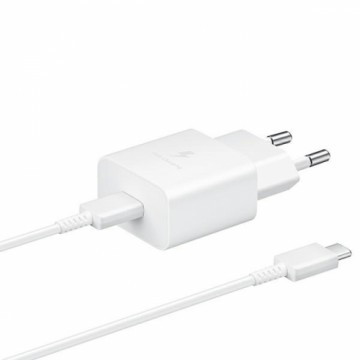Samsung EP-T1510XWEGEU 15W зарядка + кабель USB-C белая (EU Blister)