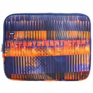 Laptop Cover Milan Fizz Navy Blue Orange 13" 34,5 x 26 x 2,5 cm