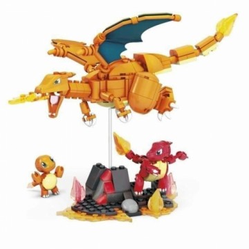 Celtniecības Komplekts Megablocks Charmander Charmilion Charizard Pokémon 300 Daudzums