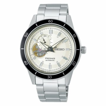 Мужские часы Seiko AUTOMATIC SKELETON Серебристый (Ø 41 mm)