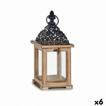 Gift Decor Фонарь Melns Dabisks Koks 13 x 29 x 13 cm Grills (6 gb.)