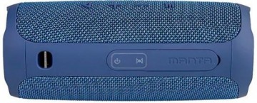 Portable Bluetooth speaker Manta SPK130GOBL, blue