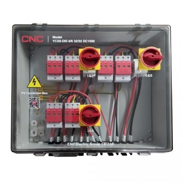 CNC PV Combiner Box, DC 6in-6out, IP66