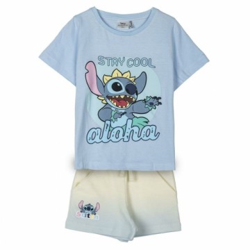 Pajama Bērnu Stitch Gaiši Zils