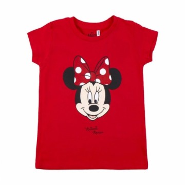 Детский Футболка с коротким рукавом Minnie Mouse Красный