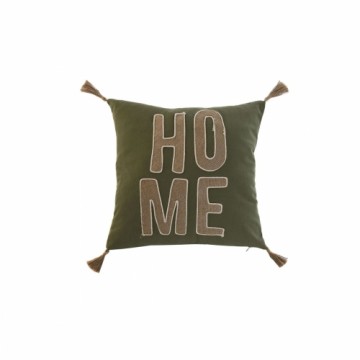 Cushion Home ESPRIT Green Natural Boho 45 x 5 x 45 cm