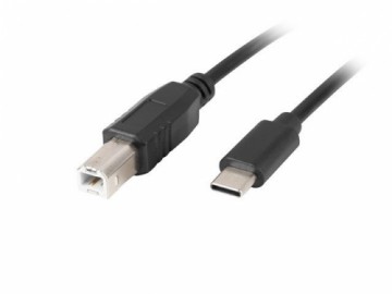 Lanberg CA-USBA-13CC-0018-BK cable 1.8 m USB 2.0 USB C USB B Black