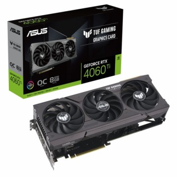 ASUS TUF Gaming GeForce RTX 4060 Ti OC Grafikkarte - 8GB GDDR6, 1x HDMI, 3x DP