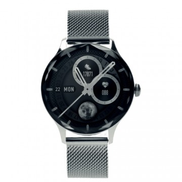 Garett Smartwatch Viva Silver steel Viedpulkstenis AMOLED / IP67 / Find your phone / Music playback control