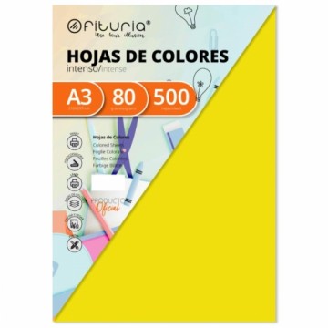 Printer Paper Fabrisa A3 500 Sheets Yellow