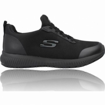 Женские спортивные кроссовки Skechers SQUAD 77222EC BKRG  Чёрный