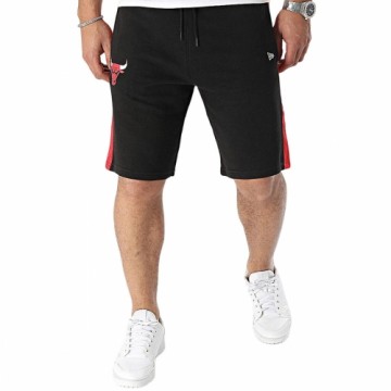 Спортивные мужские шорты New Era NBA MESH PANEL OS SHORTS CHIBUL 60435477 Чёрный