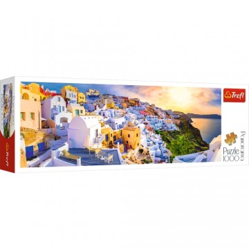 Trefl Puzzles TREFL Panorāmas Puzle Santorini, 1000 gab.