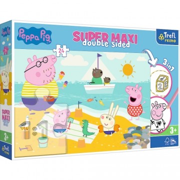 TREFL PEPPA PIG Super Maxi puzle, 24 gab.