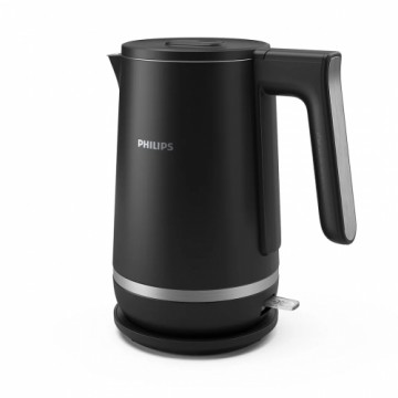 PHILIPS Double Walled Kettle tējkanna, 1.7L, melna - HD9395/90