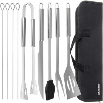 Kaminer Barbecue utensils - set of 9 accessories + case (15009-0)
