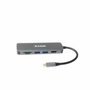 USB Centrmezgls D-Link DUB-2327 Melns