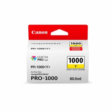 Картридж с оригинальными чернилами Canon PFI-1000 Жёлтый