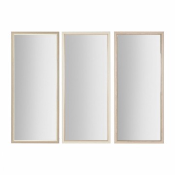 Настенное зеркало Home ESPRIT Белый Коричневый Бежевый Серый Стеклянный полистирол 67 x 2 x 156 cm (4 штук)