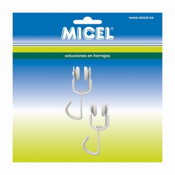 Curtain pulley Micel TLD18 Внутренность Белый 2 штук