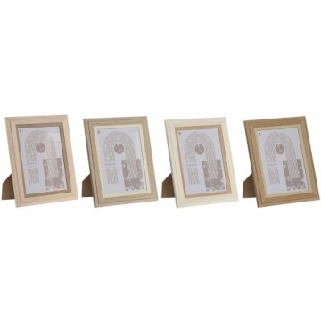 Foto rāmis Home ESPRIT Stikls Koks MDF 18 x 2,8 x 23 cm (4 gb.)