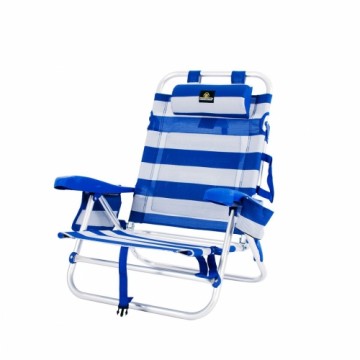 Bigbuy Garden Пляжный стул Синий Белый 62 x 62 x 74 cm
