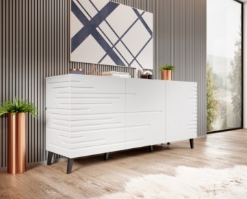 Halmar CHEST OF DRAWER NOVA mat white