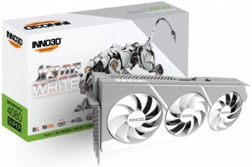 Inno3D GeForce RTX 4080 SUPER X3 OC WHITE - 16GB GDDR6X, 1x HDMI, 3x DP