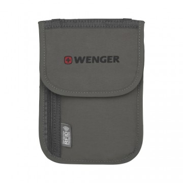 WENGER TRAVEL DOCUMENT NECK POUCH WITH RFID PROTECTION