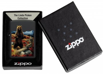 Zippo Lighter 48597 Linda Picken Grizzly