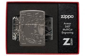 Zippo Lighter 49689 Armor® Wicca Design