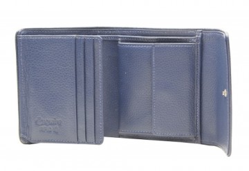 ESQUIRE WALLET PIPING, Black/Royal